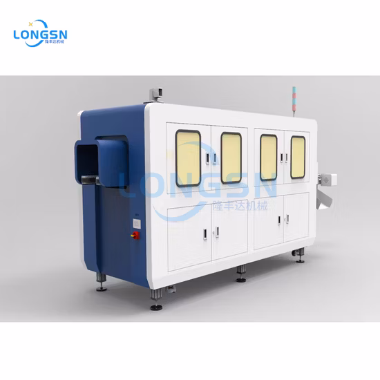 High Speed Plastic Cap Vision Inspection System Machine
