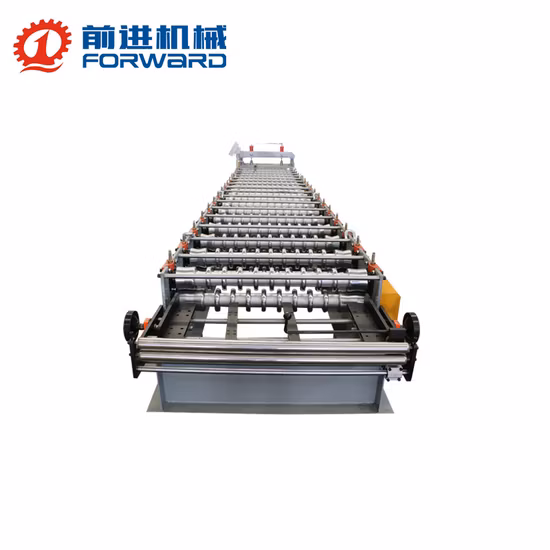 Automatische Wellblech-Wellenplatten-Metallwandplatten-Dach-Dachblechherstellungs-Fliesen-Rollformmaschine
